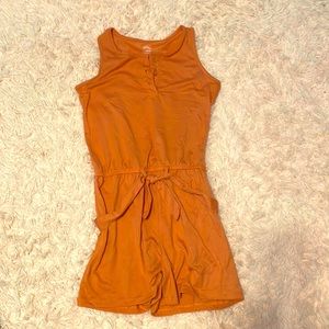 Wonder Nation - XL Girls Pink Jumpsuit, Tank Top, Tied bow